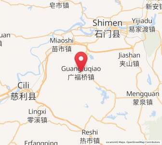 Map of Guangfuqiao, Hunan