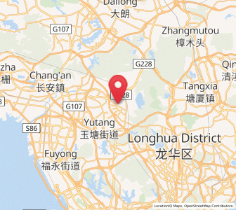 Map of Guangming, Guangdong