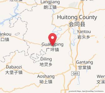 Map of Guangping, Hunan