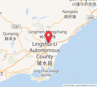 Map of Guangpo, Hainan