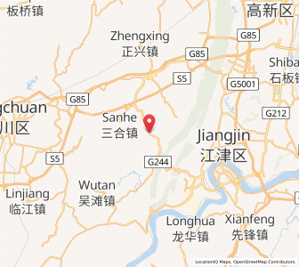 Map of Guangpu, Chongqing