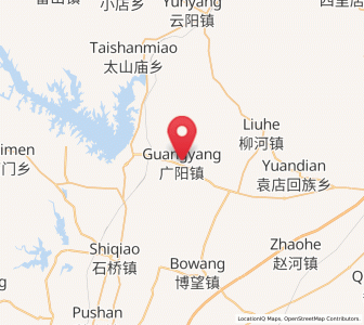 Map of Guangyang, Henan