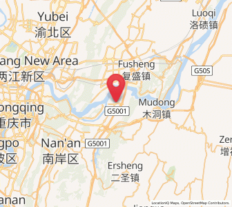 Map of Guangyang, Chongqing