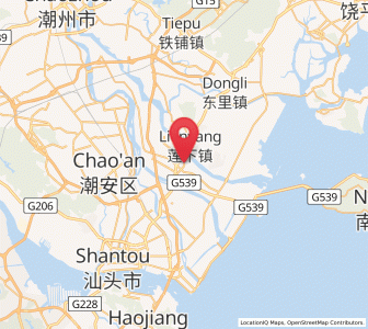 Map of Guangyi, Guangdong