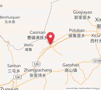 Map of Guanjiabao, Shanxi