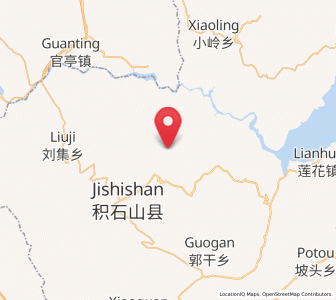 Map of Guanjiachuan, Gansu