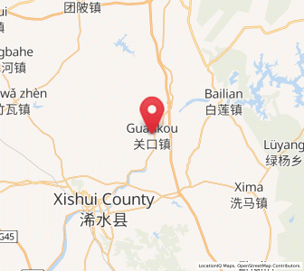 Map of Guankou, Hubei