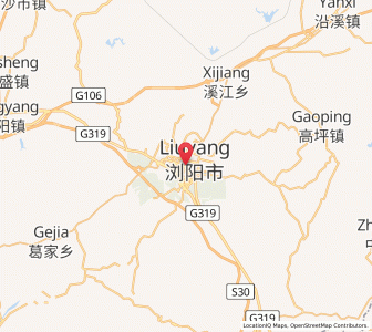 Map of Guankou, Hunan