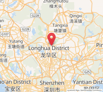 Map of Guanlan, Guangdong