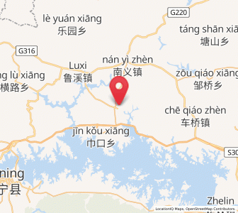 Map of Guanlian, Jiangxi