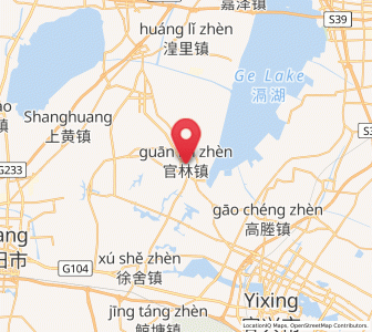 Map of Guanlin, Jiangsu