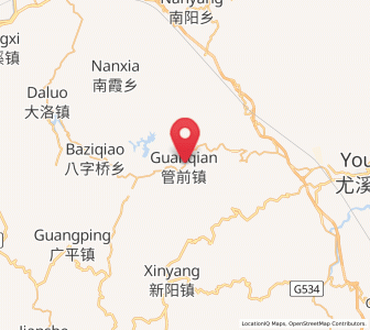 Map of Guanqian, Fujian