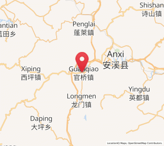 Map of Guanqiao, Fujian