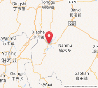 Map of Guanqing, Chongqing