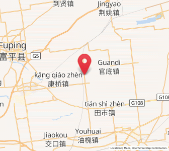 Map of Guanshan, Shaanxi