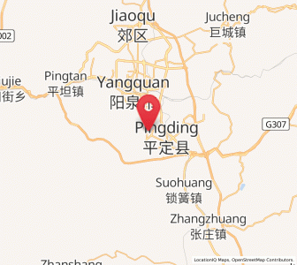Map of Guanshan, Shanxi