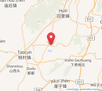 Map of Guanshui, Shandong