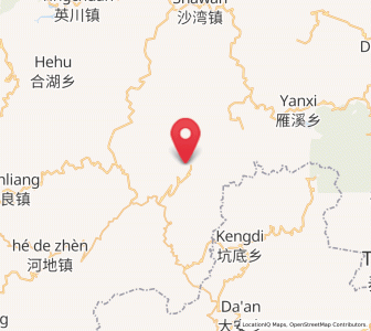Map of Guantang, Zhejiang