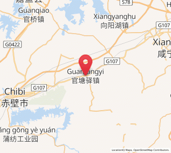 Map of Guantangyi, Hubei