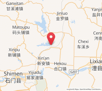 Map of Guanting, Hunan