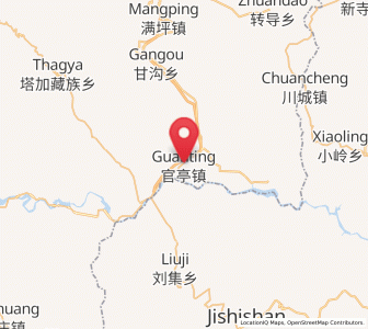Map of Guanting, Qinghai