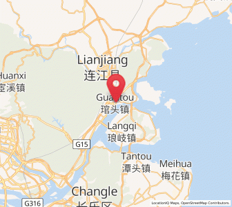 Map of Guantou, Fujian