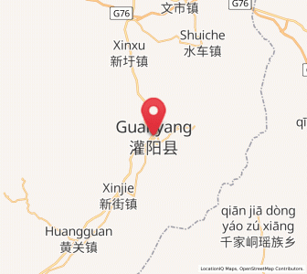 Map of Guanyang, Guangxi