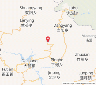 Map of Guanyang, Chongqing