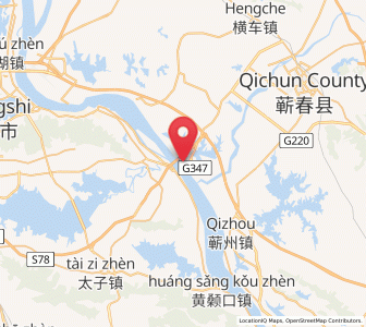 Map of Guanyao, Hubei