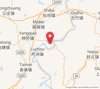 Map of Guanyinge, Guangdong