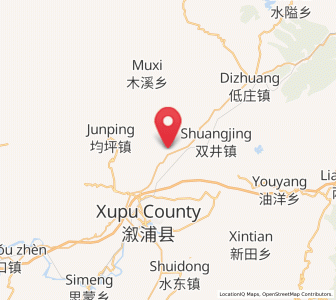 Map of Guanyinge, Hunan