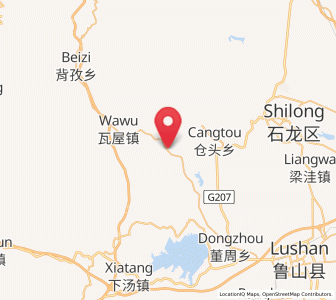 Map of Guanyinsi, Henan