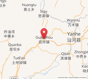 Map of Guanzhou, Guizhou