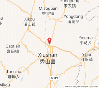 Map of Guanzhuang, Chongqing