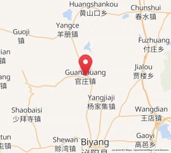 Map of Guanzhuang, Henan