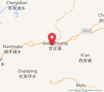 Map of Guanzhuang, Hunan