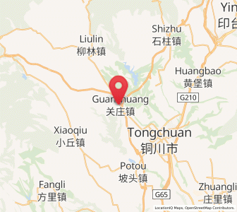 Map of Guanzhuang, Shaanxi