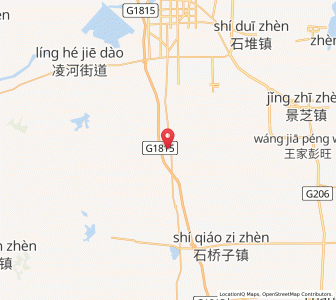 Map of Guanzhuang, Shandong