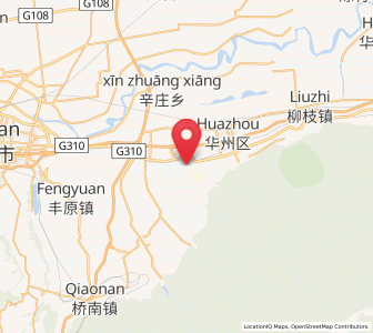 Map of Guapo, Shaanxi