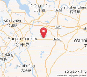 Map of Gubu, Jiangxi