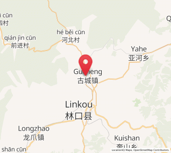 Map of Gucheng, Heilongjiang
