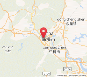 Map of Gucheng, Zhejiang
