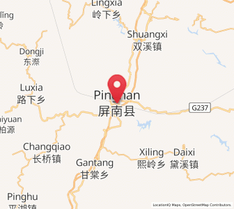 Map of Gufeng, Fujian