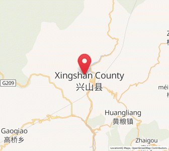 Map of Gufu, Hubei