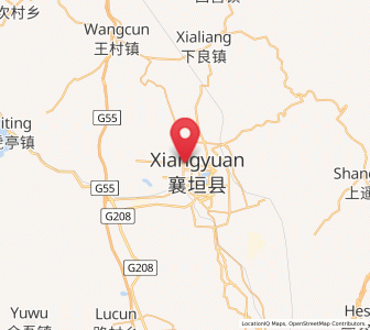Map of Guhan, Shanxi