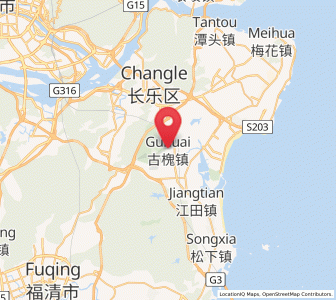 Map of Guhuai, Fujian