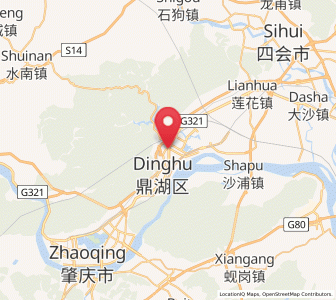 Map of Guicheng, Guangdong