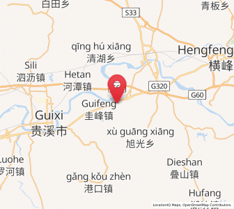 Map of Guifeng, Jiangxi