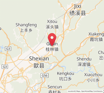 Map of Guilin, Anhui