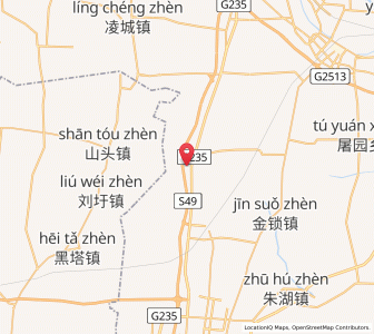 Map of Guiren, Jiangsu